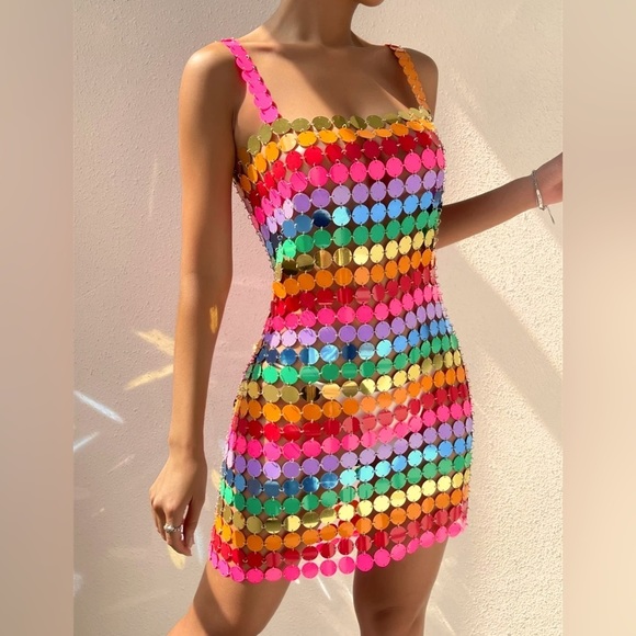 KALEIDOSCOPE RAVE DRESS - Picture 5 of 8